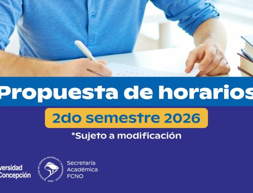 Secretaría Académica FCNO informa la oferta de horarios para el segundo semestre 2026